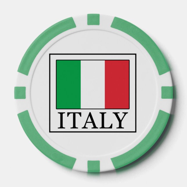 Lot De Jeton De Poker Italie (Recto)