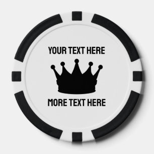 Lot De Jeton De Poker Jeu de puces de poker personnalisé marqueur de gol