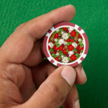 Joyeuses Vacances Chips de Poker