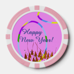 Lot De Jeton De Poker Joyeux Nouvel An Poker Chip
