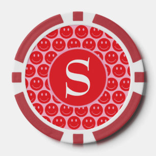 Lot De Jeton De Poker Joyeux visage