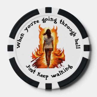 Lot De Jeton De Poker Just Keep Walking