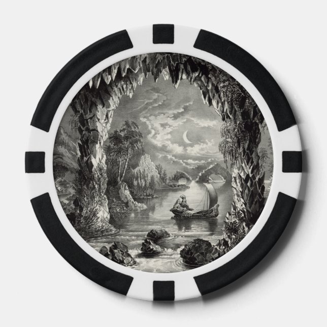 Lot De Jeton De Poker La grotte enchantée (Recto)