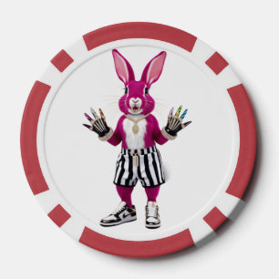 Lot De Jeton De Poker "La révolution du lapin de verre"