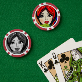 Lot De Jeton De Poker Lady Luck Game Night 