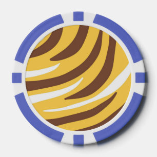 Lot De Jeton De Poker l'art abstrait tigre