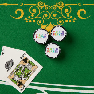 Lot De Jeton De Poker Le joueur de l'équipe de SlipperyJoe rempli de plu