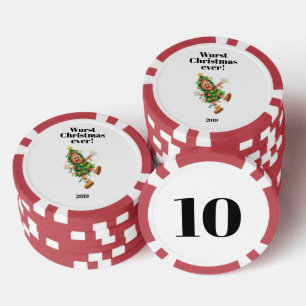 Lot De Jeton De Poker Le plus mauvais Noël saucisson jamais ! Photo de s