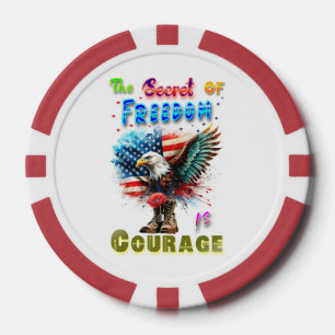 Lot De Jeton De Poker Le secret de la liberté est le courage