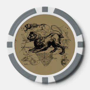 Lot De Jeton De Poker Leo Constellation Hevelius 1690 Juillet23 - Août 2