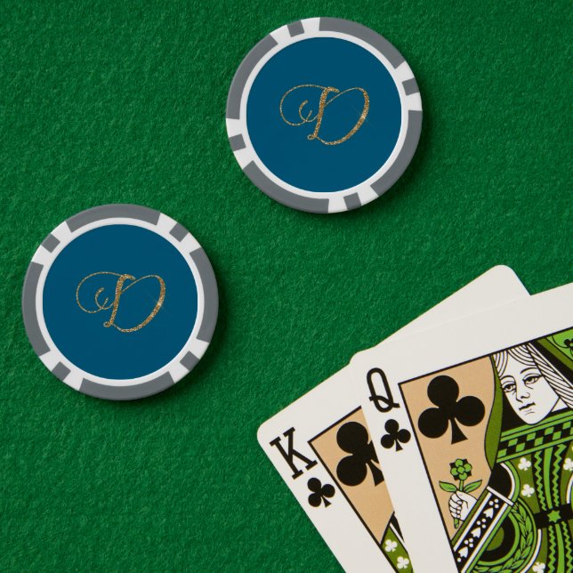 LOT DE JETON DE POKER LETTRE PARTIES SCINTILLANT D OR (Table de poker (double))
