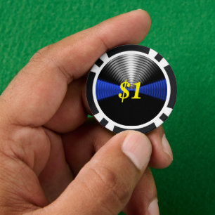 Lot De Jeton De Poker Ligne Bleue fine personnalisée