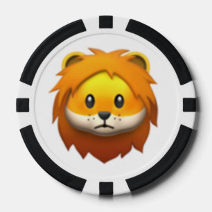 Lot De Jeton De Poker Lion - Emoji