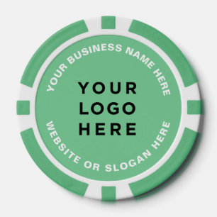 Lot De Jeton De Poker Logo et texte simple professionnel pour entreprise