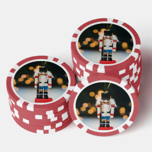 Lot De Jeton De Poker L'ornement casse-noisette classique de Noël de Sli