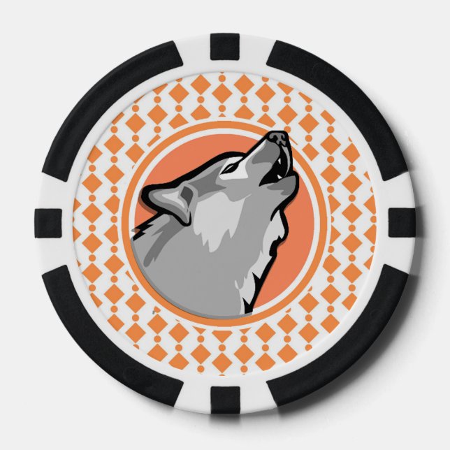 Lot De Jeton De Poker loup (Recto)