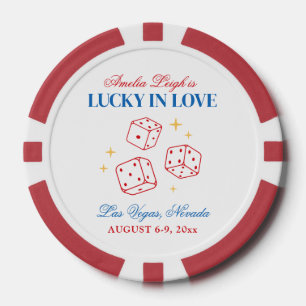 Lot De Jeton De Poker Lucky In Love Casino Bachelorette Week-end