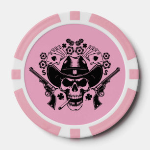 Lot De Jeton De Poker Lucky Poker Skull