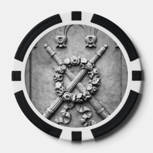 Lot De Jeton De Poker Lumière tombée perdue