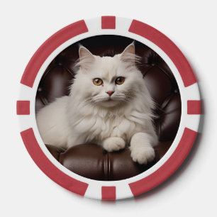 Lot De Jeton De Poker Majestic white cat
