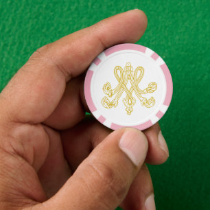 Lot De Jeton De Poker Marie Antoinette Monogram