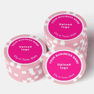 Lot De Jeton De Poker Marque Pink Business sur Chips de Poker