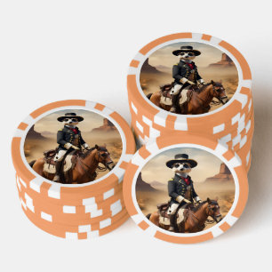 Lot De Jeton De Poker Meerkat Sur Un Cheval : Pourrait Être L'Étranger S