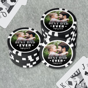 Lot De Jeton De Poker Meilleur papa jamais photo