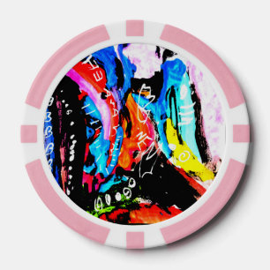 Lot De Jeton De Poker mixte arc-en-ciel