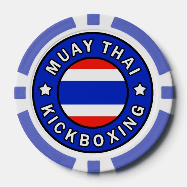 Lot De Jeton De Poker Muay Thai (Recto)