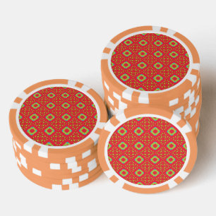 Lot De Jeton De Poker Noël Charme Motif 01 -