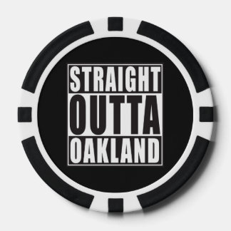 Lot De Jeton De Poker Noir droit d'Outta Oakland