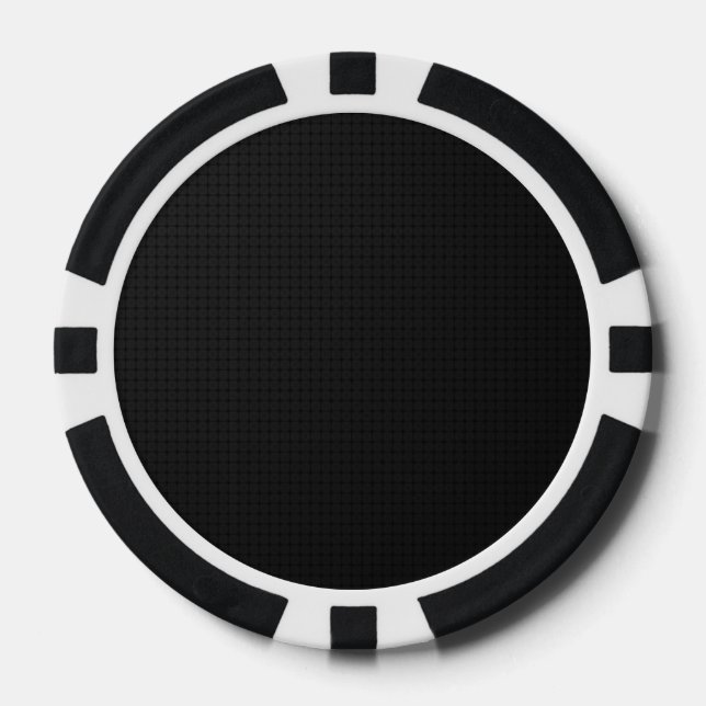 Lot De Jeton De Poker Noir moderne (Recto)