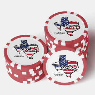 Lot De Jeton De Poker Nom personnalisé Texas