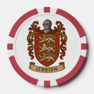 Lot De Jeton De Poker O'Brien Family Crest Poker chips