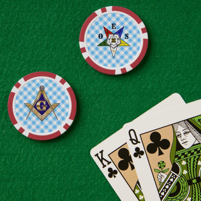 Lot De Jeton De Poker Order of the Eastern Star (Table de poker (double))