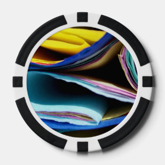 Lot De Jeton De Poker papier coloré plié mf