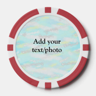 Lot De Jeton De Poker Parties scintillant pastel simple coloré ajouter v
