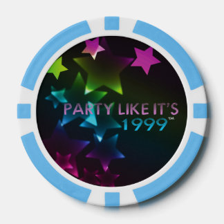 Lot De Jeton De Poker Party Like It's 1999® - Chips de poker - Design 11