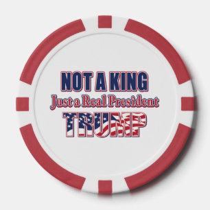 Lot De Jeton De Poker Pas un roi, juste un vrai président