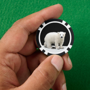 Lot De Jeton De Poker Peinture de l'ours polaire - Oiginal Wildlife Art