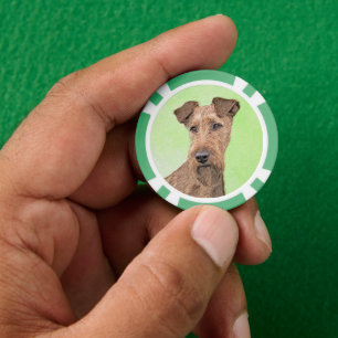 Lot De Jeton De Poker Peinture irlandaise Terrier - Cute Original Chien 