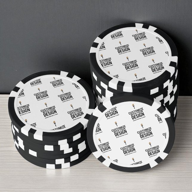 Lot De Jeton De Poker Personalized Company Branded Custom Minimalist  (Créateur téléchargé)
