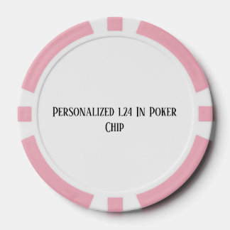 Lot De Jeton De Poker Personnalisé 1,24 en rose