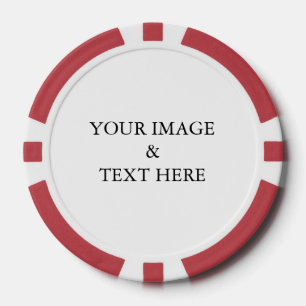 Lot De Jeton De Poker Personnalisé Personnalisé Votre Propre Photo