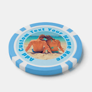Lot De Jeton De Poker Personnalisé Vos Chips Photo Poker Texte Personnal