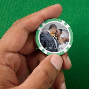 Lot De Jeton De Poker Photo verticale - Année - Script Mariage de nom pe