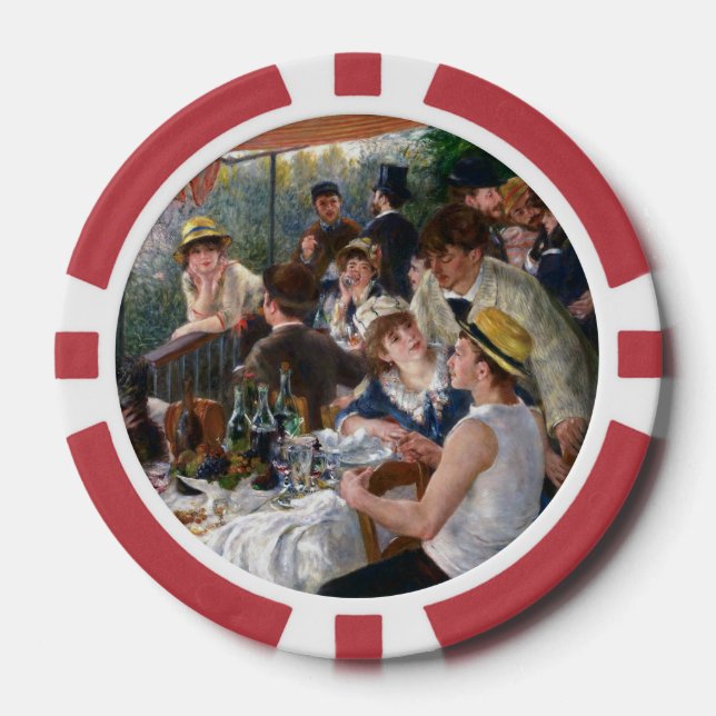 Lot De Jeton De Poker Pierre-Auguste Renoir - Déjeuner de la fête nautiq (Recto)