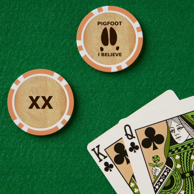 Lot De Jeton De Poker Pigfoot - Je crois (Table de poker (double))