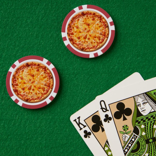 Lot De Jeton De Poker Pizza (Table de poker (double))